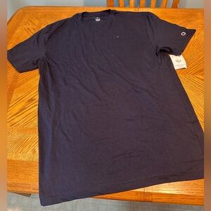 Champion Men's Dark Blue Short Sleeve Tee